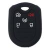 4/5 Buttons Silicone Case Durable Car Key Shell Accessories Car Key Cover for Ford Car