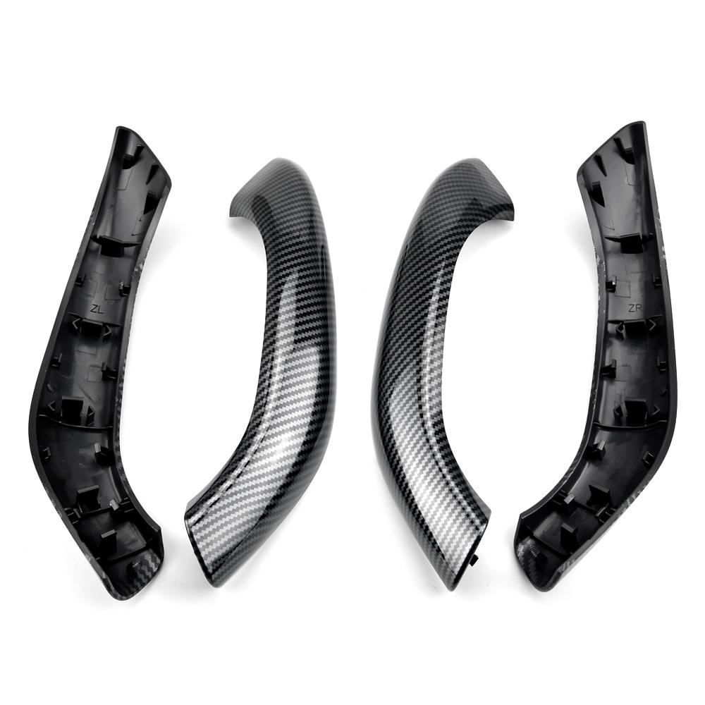 Внутренняя дверная ручка из углеродного волокна, внешняя накладка, замена накладки для BMW X1 X2 F48 F49 F39