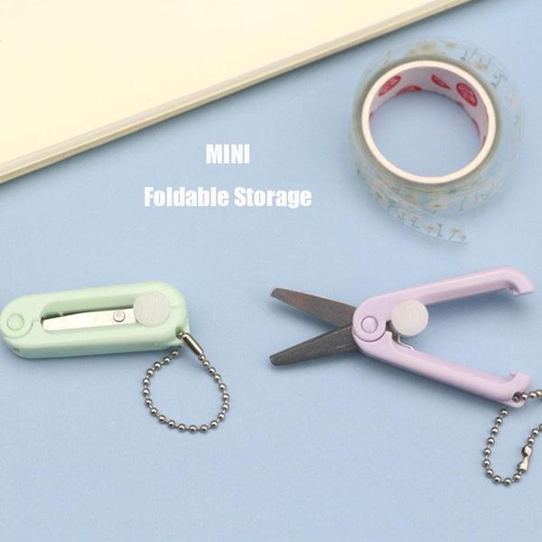 Выдвижные портативные телескопические ножницы для офисных студентов Портативные маленькие ножницы МИНИ-ножницы из нержавеющей стали Детские складные ножницы