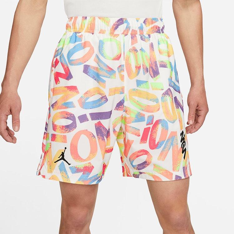 Air Jordan Dri-FIT Zion Performance Letter Printed Basketball Sports Quick-dry Short Pant Men's Colors DH0591-100
