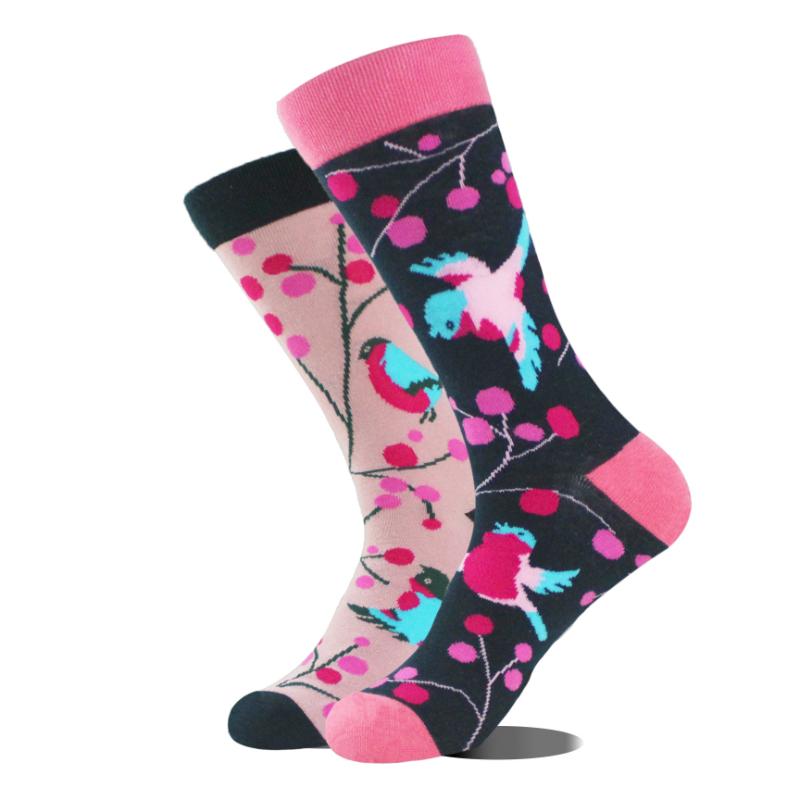 Новые модные носки Креативные AB асимметричные хлопковые носки Персонализированные Популярные Уличные Жаккардовые Парные носки