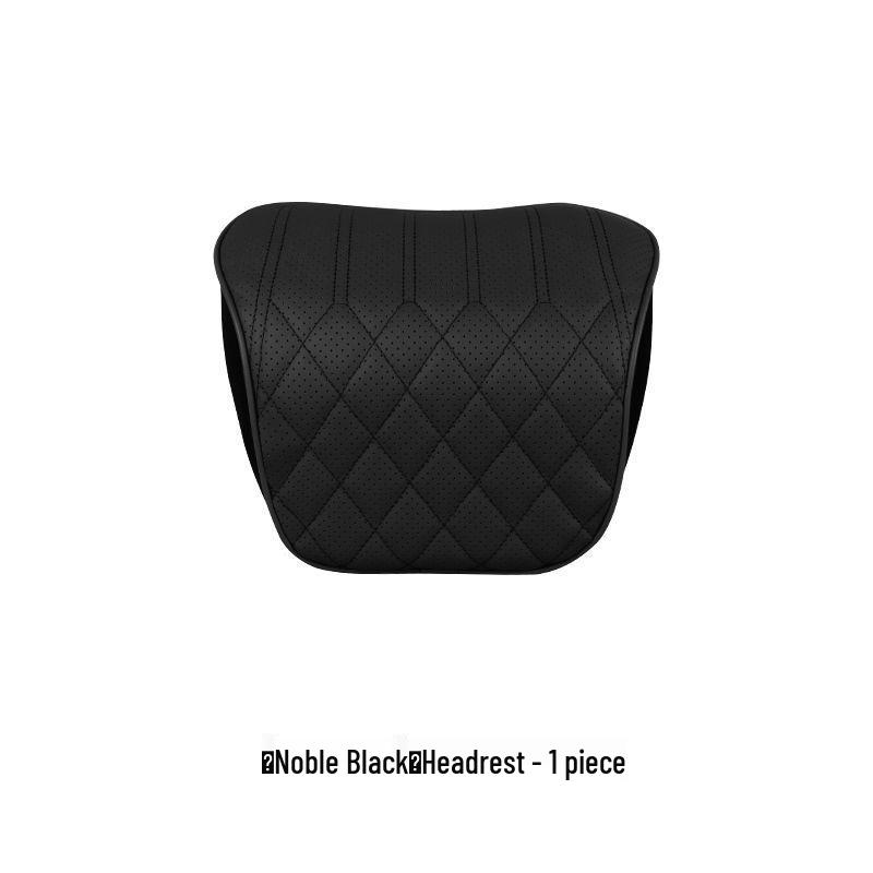Universal Car Neck and Lumbar Pillow Set for BMW & Mercedes-Benz: Soft Memory Foam Support