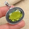 Peridot Gemstone 925 Sterling Silver Handmade Pendant Jewelry Christmas Gift