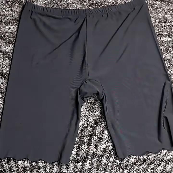 Seamless Ice Silk Safety Short Pants Women Thin Plus Size High Waist Under Skirt Boxers Panties Anti Rub Thigh Safety Shorts