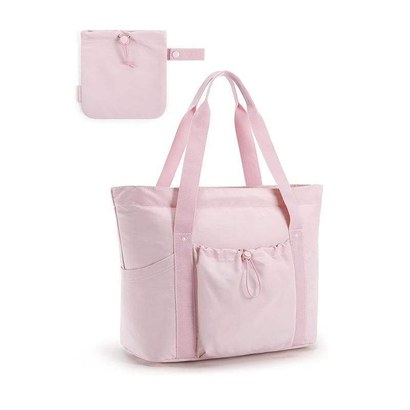 Складная сумка-тоут с карманом для хранения, сумка-тоут через плечо, подходит для путешествий и работы SG