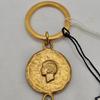 Used Chanel CHANEL Keyring Charm Coco Mark 93A Wheat Ear Gold