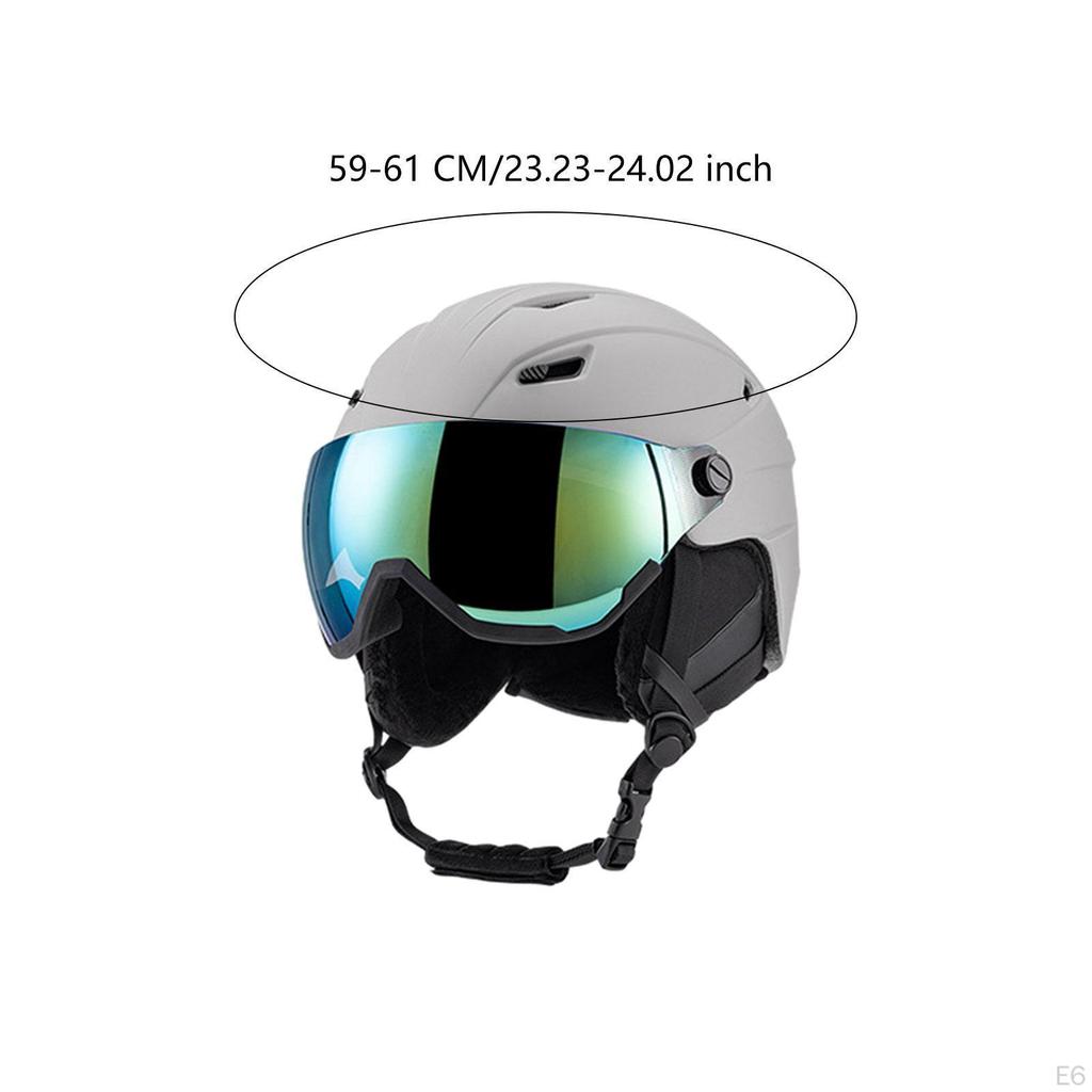 Головной убор для зимних видов спорта и катания на скейтборде с очками, закрывающими уши