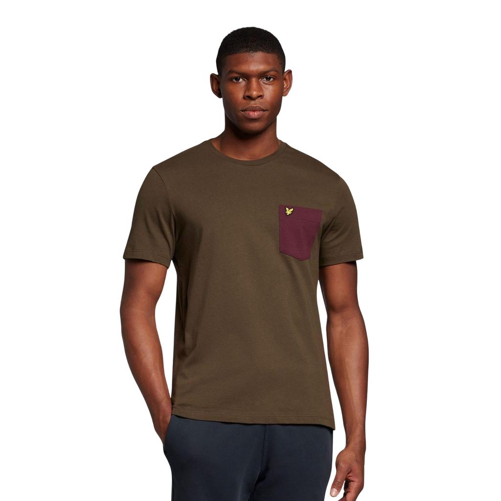 Lyle & Scott Mens Contrast Pocket T-Shirt