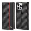 Роскошный кожаный чехол-бумажник из углеродного волокна для iPhone 15 14 16 Pro Max 13 12 11 XS X Plus XR SE 2025, магнитный чехол-книжка
