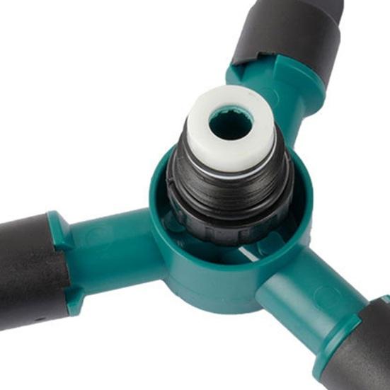 Вращающийся на 360 градусов спринклер для газона с колышком, система полива сада с большой площадью покрытия, регулируемый спринклер для патио