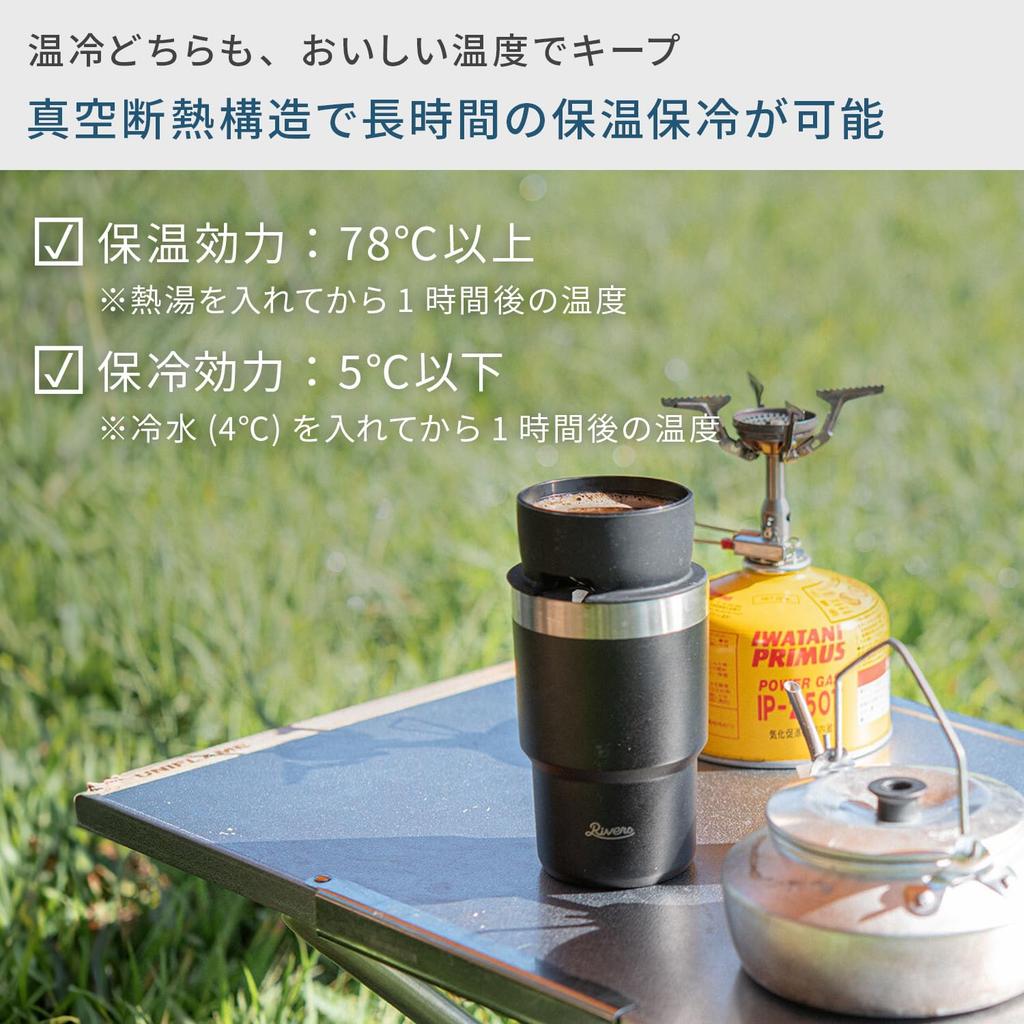 Rivers Wall Mug Shade 300 мл вакуумный изолированный стакан герметичный стакан из нержавеющей стали с крышкой термокружка портативная кофейная пепельно-голубая