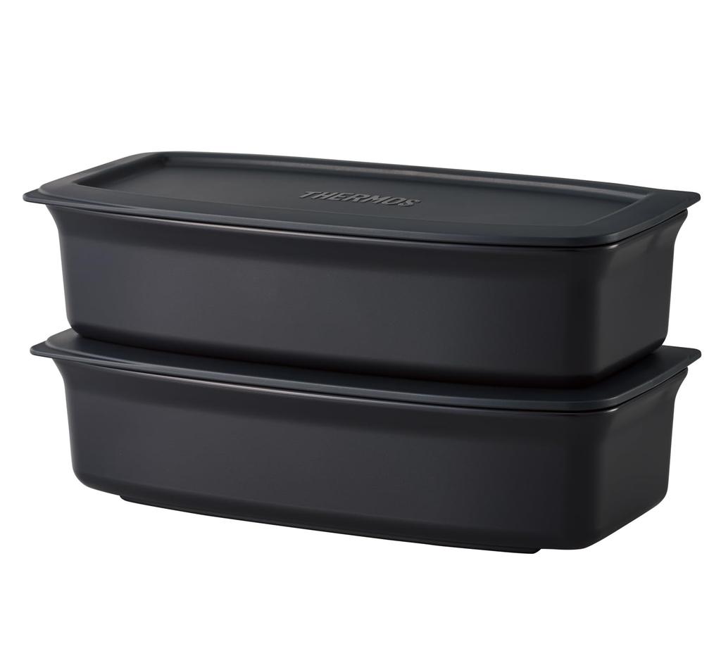 Thermos Vacuum Insulated Soup Lunch Set, 1000ml, Smoke Black, JEA-1001 SMB