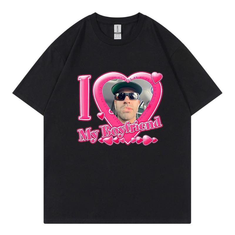 Футболки унисекс Ferxxoo Love Is My Boyfriend, ретро унисекс/женская толстовка с рисунком, винтажная летняя хлопковая футболка, футболка унисекс, классические топы