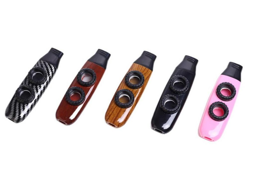 Double Hole Kazoo Flute for Guitar/Ukulele Accompaniment - Beginner Friendly