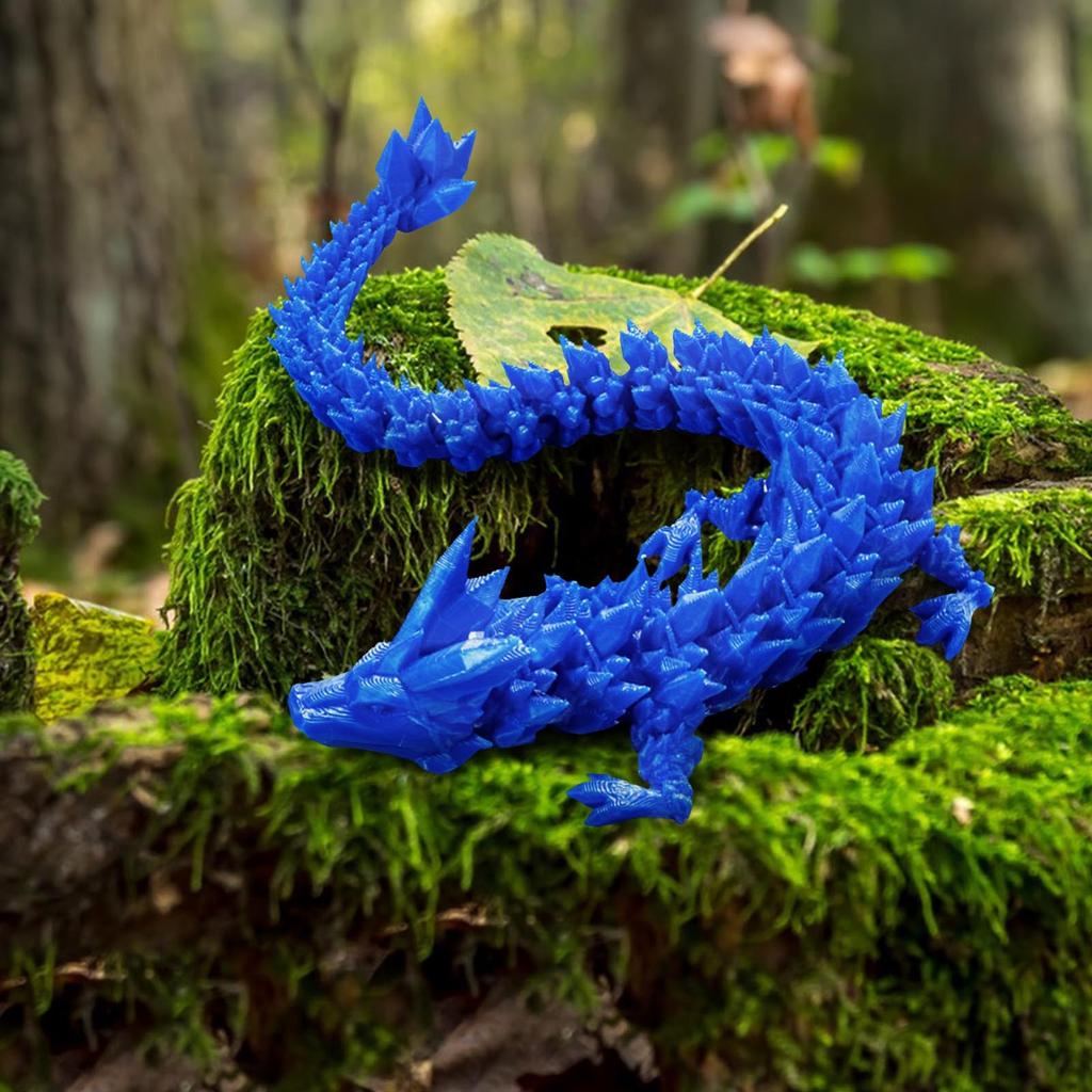 Mystery Dragon With Egg, 3D Printed Dragon With Egg, Full Articulated Flexible Dragon With Eggs, 3D Printed Gift Toy