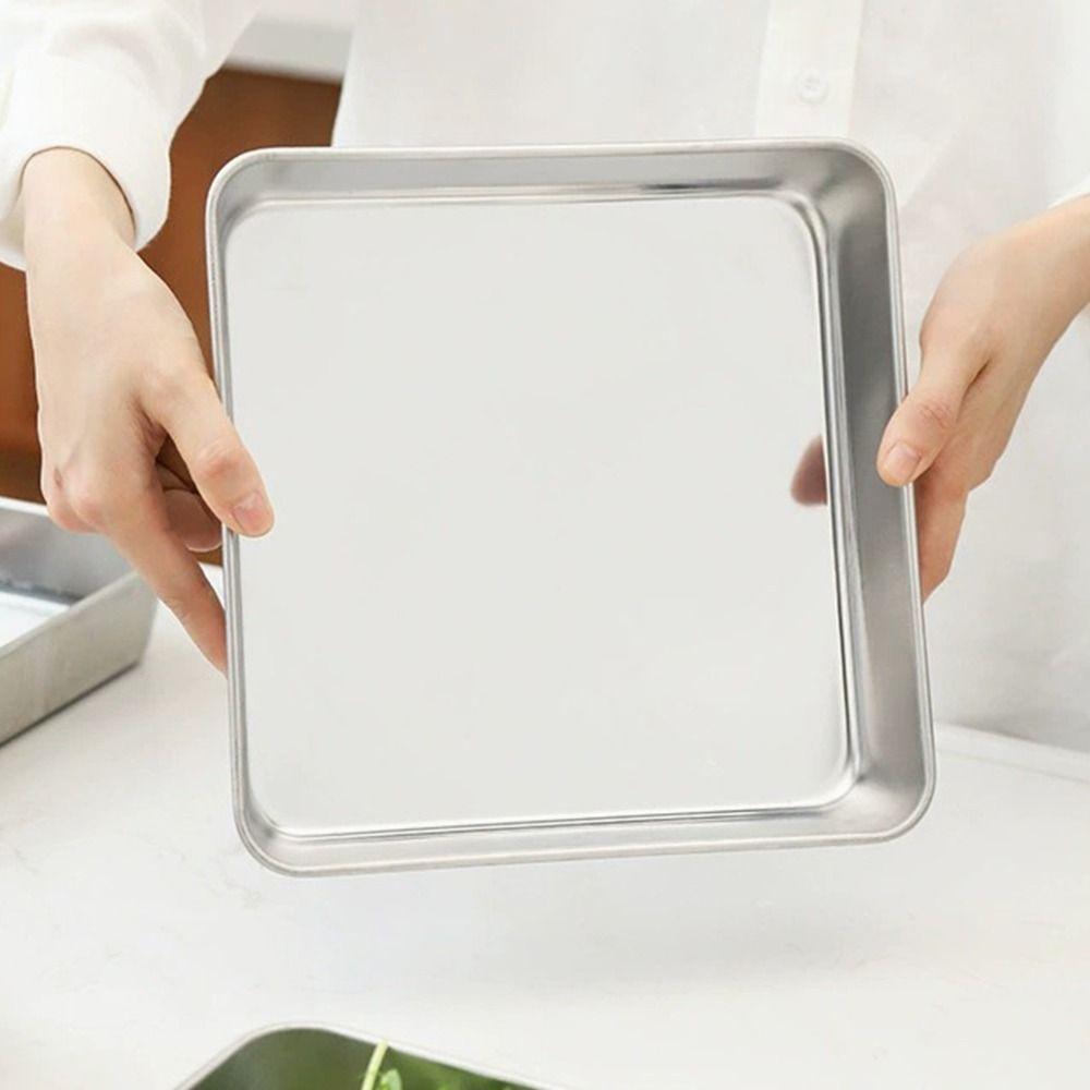 1 шт., органайзер для еды из нержавеющей стали с крышкой, ящик для хранения, новая коробка для хранения продуктов, кухонная коробка