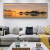 Плакаты с природным пейзажем Tableau Sunrise и принты на холсте, скандинавская современная настенная картина для гостиной, декор для спальни