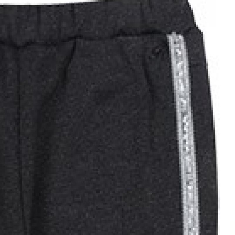 [Renoma Kids] Брюки Renoma Kids для девочек из меха с пайетками, цвет уголь