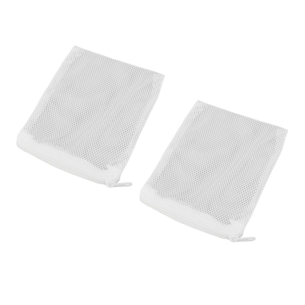 10pcs Aquarium Filter Media Bags Multipurpose Reusable Fine Mesh Filter Media Bags with Zipper for Filter Media