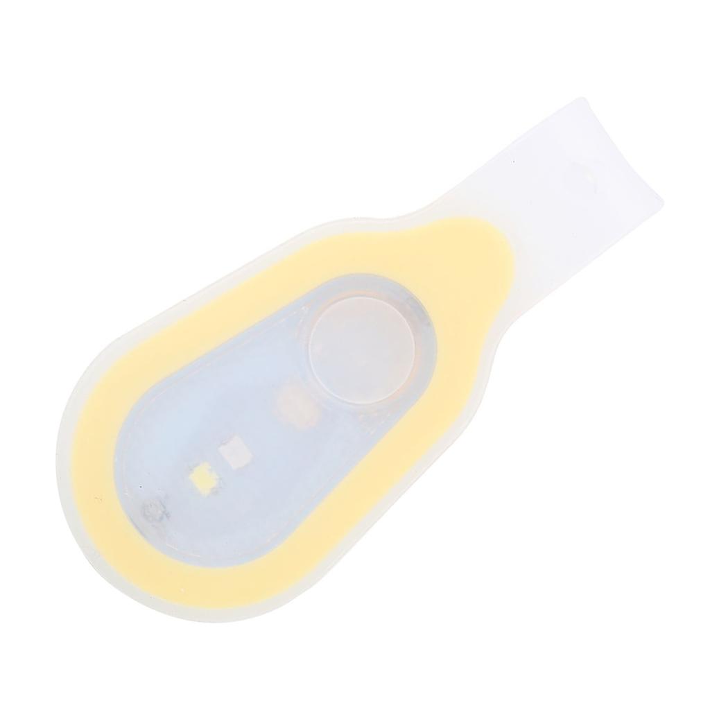 Водонепроницаемый уличный портативный светодиодный мини-ночник с кнопкой работы, силиконовый зажим для лампы