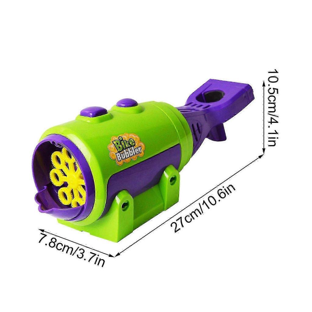 Summer Children's Outdoor Bicycle Hanging Color Electric Bubble Blowing Toy118ml 240309