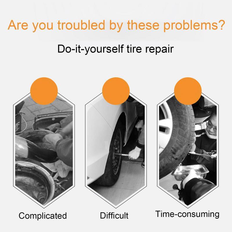 400ml Tire Sealant Tire Repair Kit Non-destructive Environmental Fast Flat for Small Medium Wheeled Road Vehicles