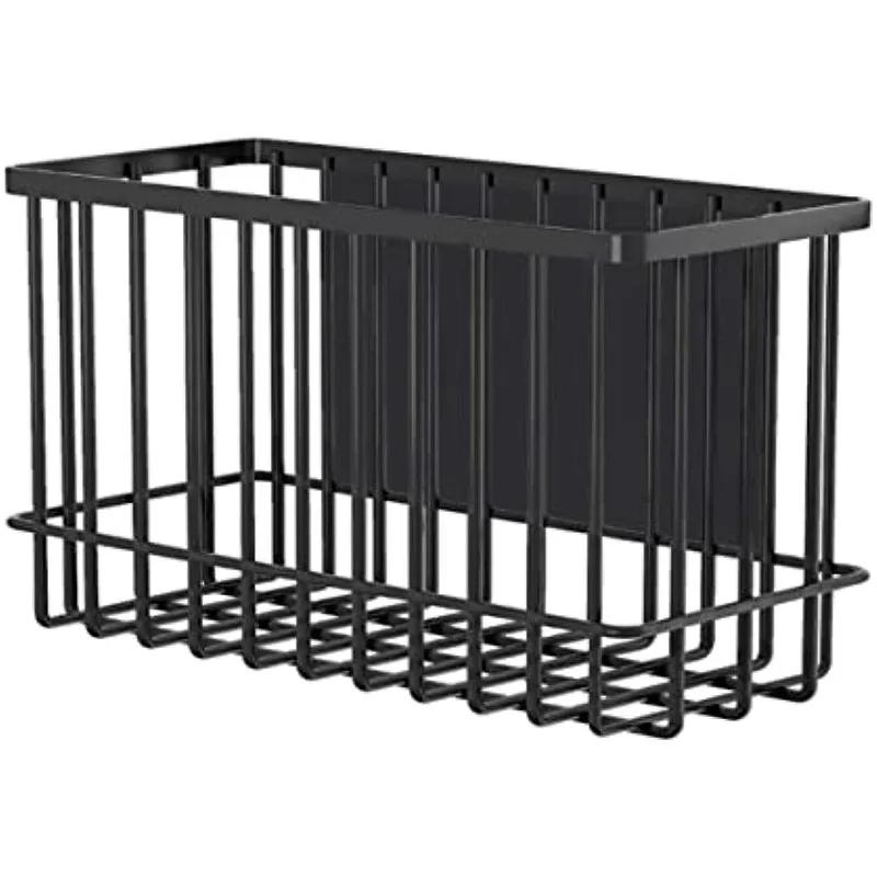 Household Wall Hanging Basket Kitchen Magnetic Attraction Storage Rack Refrigerator Magnetic Shelf Living Room Summary Holder