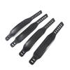 2Pairs Adjustable Fitness Bike Pedals Detachable Toe Pedal Straps Belts  Home or Gym
