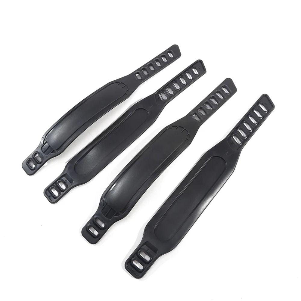 2Pairs Adjustable Fitness Bike Pedals Detachable Toe Pedal Straps Belts  Home or Gym