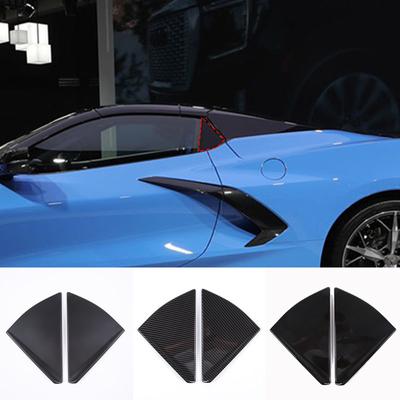 Для Chevrolet Corvette C8 Stingray Z51 Z06 -2023 Автомобильные задние треугольные ставни для окон Треугольный солнцезащитный козырек Модифицированный автомобиль