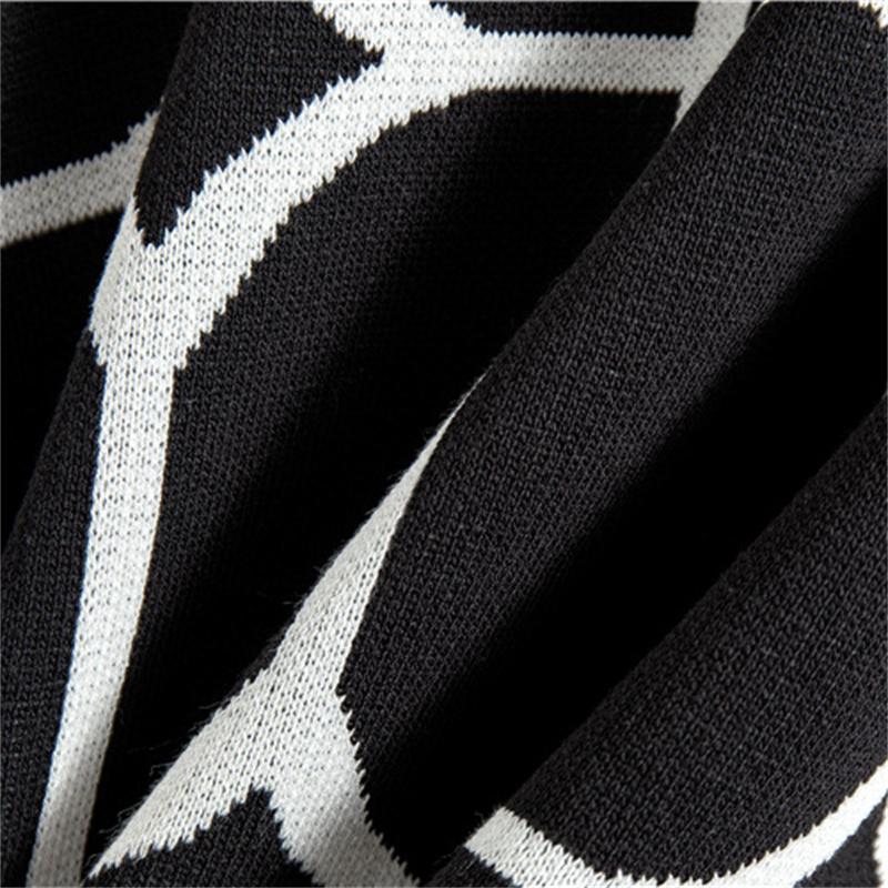 Женский осенне-зимний вязаный костюм с широкими брюками и свитером, свободный и стильный костюм-двойка