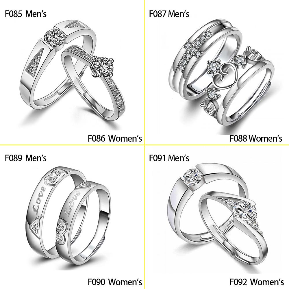 Huitan 1 шт. Модное кольцо-символ любви для пары с гравировкой «Его королева и ее король» для женщин и мужчин