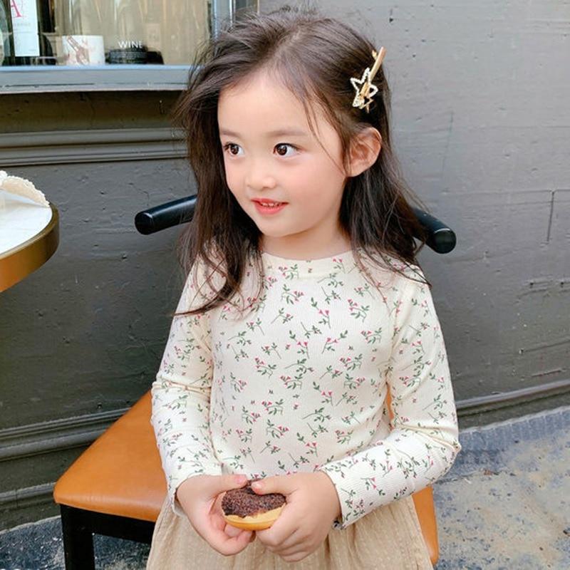 Baby Girl Blouses Long Sleeves Stylish Version for 4-6 Years Old
