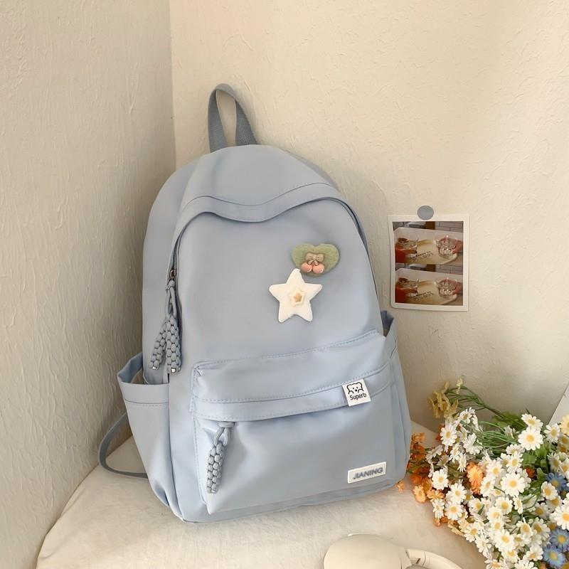JK Schoolbag Good-looking Simple Junior High School Girls Fresh College Student Niche Design Sense Spring Outing Travel Backpack