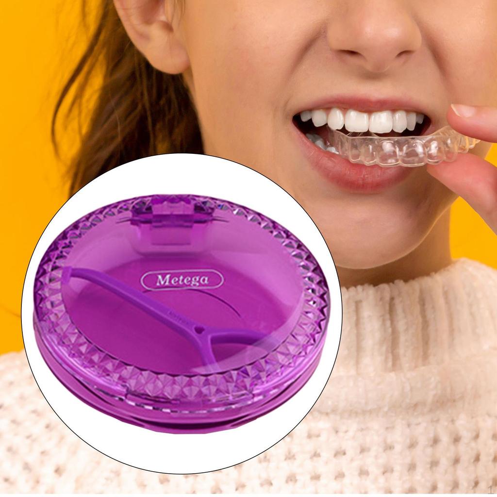 Портативный контейнер для ретейнера, Хранение каппы с нитью легко зацепить Переносной контейнер для каппы