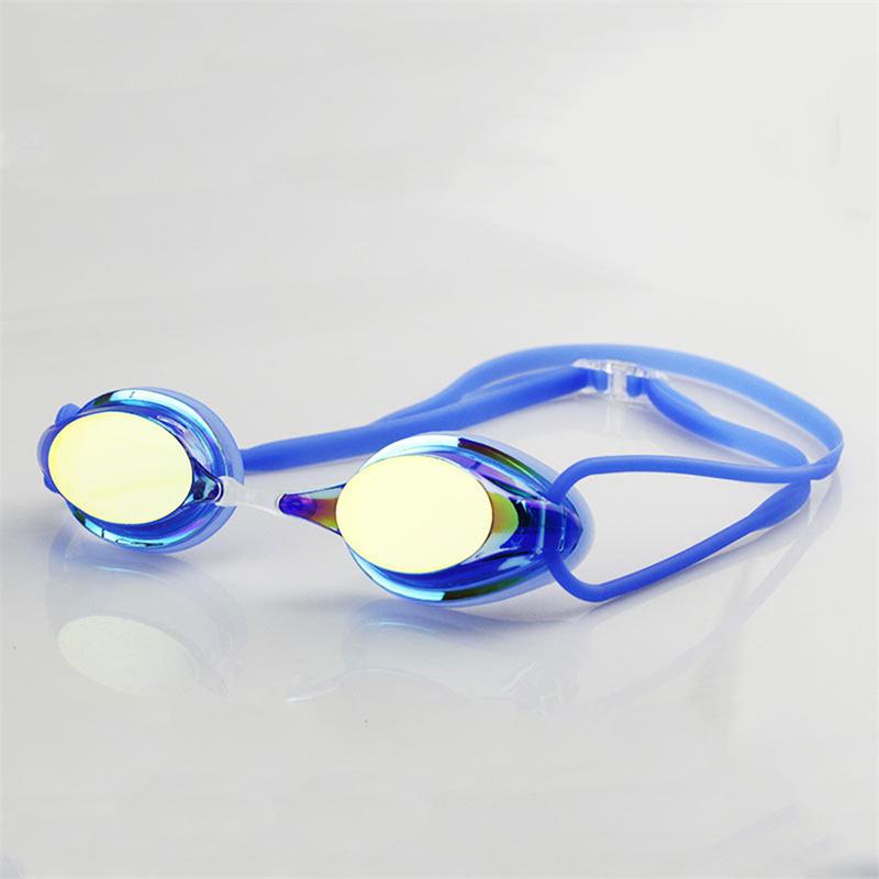 Professional Swimming Goggles for Competition Anti-Fog Waterproof UV Protection Plating Silica Gel Swimming Goggles