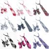 Plaid Bow Tie Set for Girls - Pre-tied Japanese School Style JK Uniform Accessory