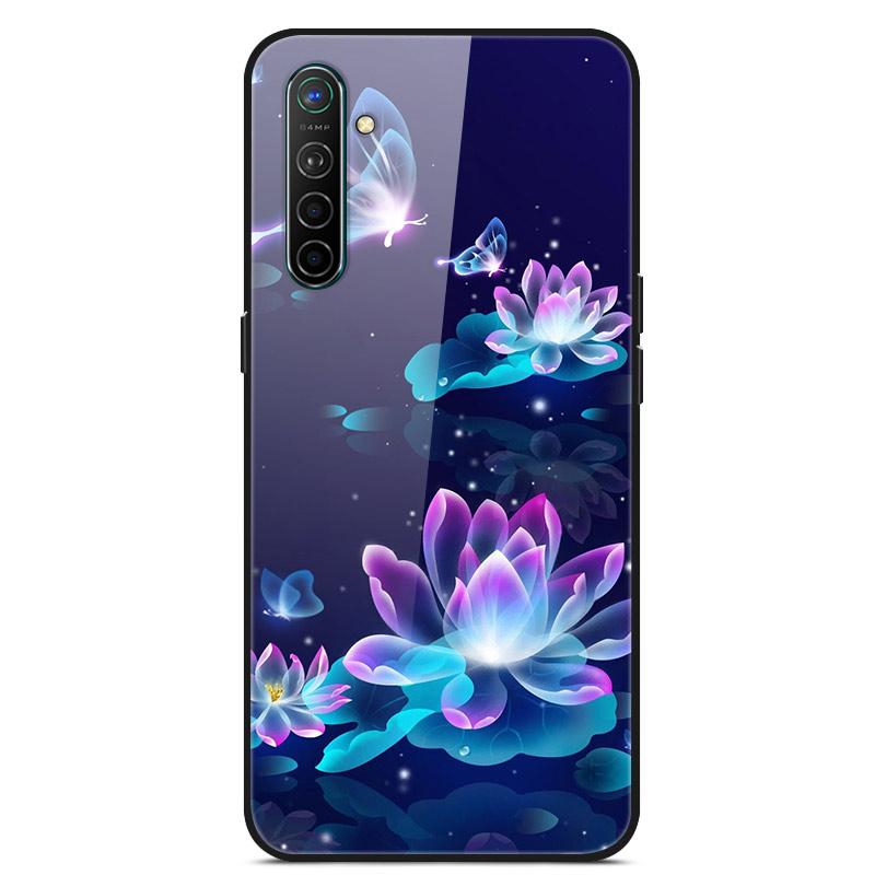 Для OPPO Realme XT Закаленное Стекло Чехол Мягкий Бампер Жесткий Funda Для OPPO Realme 6 Pro Realme X2 XT Чехол для Телефона Realme6 Задняя Крышка