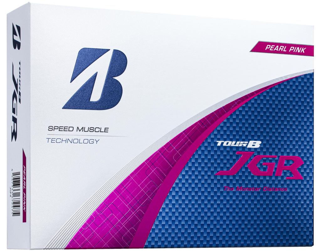 Bridgestone TOUR B JGR 2025 J5PX Мячи для гольфа Розовые Упаковка 12 шт. Дальность Мягкое ощущение Траектория