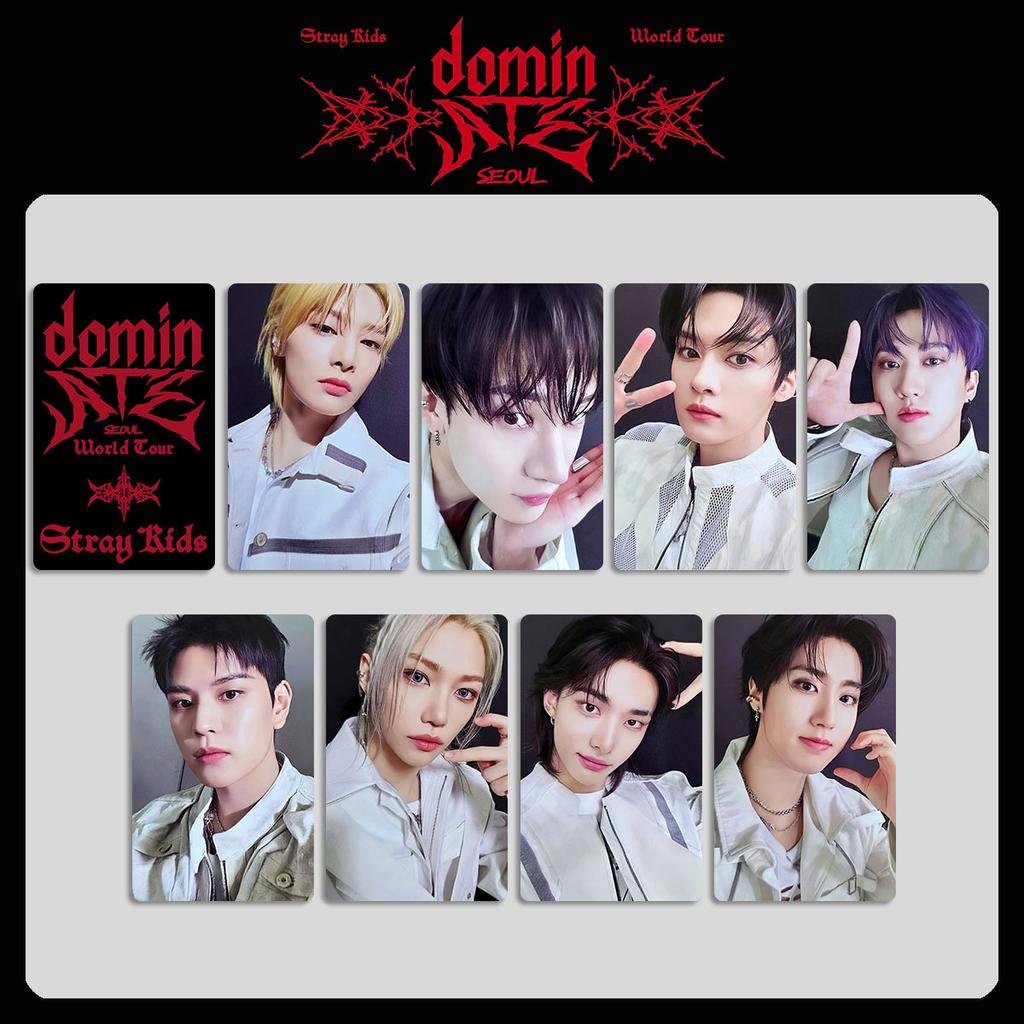K-Pop Stray Kids Ломо Карточка Skzoo Концерт Доминировать Мировой Тур Сеульский Концерт ДВД Мировой Тур Маленький Картер Классическая Карточка