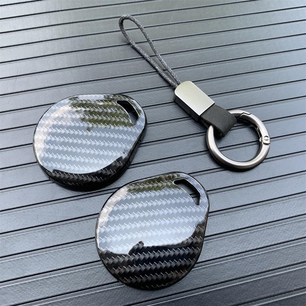 Покраска под карбоновое волокно Корпус-крышка для пульта дистанционного ключа Держатель брелока+Брелок для Harley X48 883 1200 Street Glide