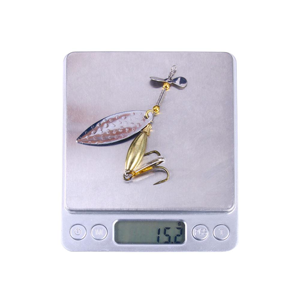 Spinnerbait Fishing Lure, Hard Metal Jig Spinner Baits Kits Swimbait for Bass Trout Pike Salmon Walleye Freshwater Saltwater