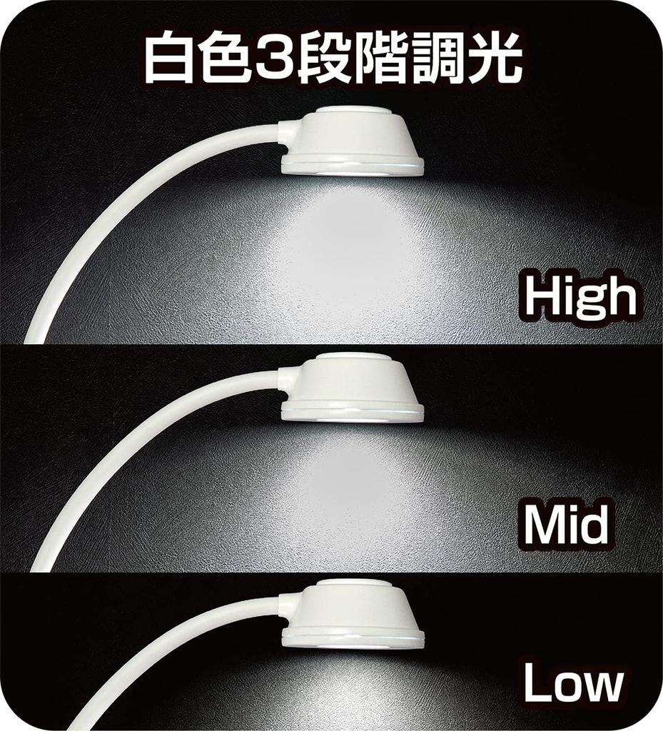 Светодиодная настольная лампа Gentos USB 270 часов работы Специальный перезаряжаемый Lumilion Стандарт ANSI Белый свет, Перезаряжаемый, [Яркость Люмены/2,5 Света], Аккумулятор,