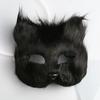 Sexy Imitation Toys Furry Fox Shape Face Mask Animal Cat Hair Halloween Cosplay Carnival Party Mask Masquerade Props Head Cover