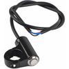 Motorcycle Push Start Button with Horn, Headlight, Brake, Fog Lights - 7/8" (22mm) Automatic Return with Green Light