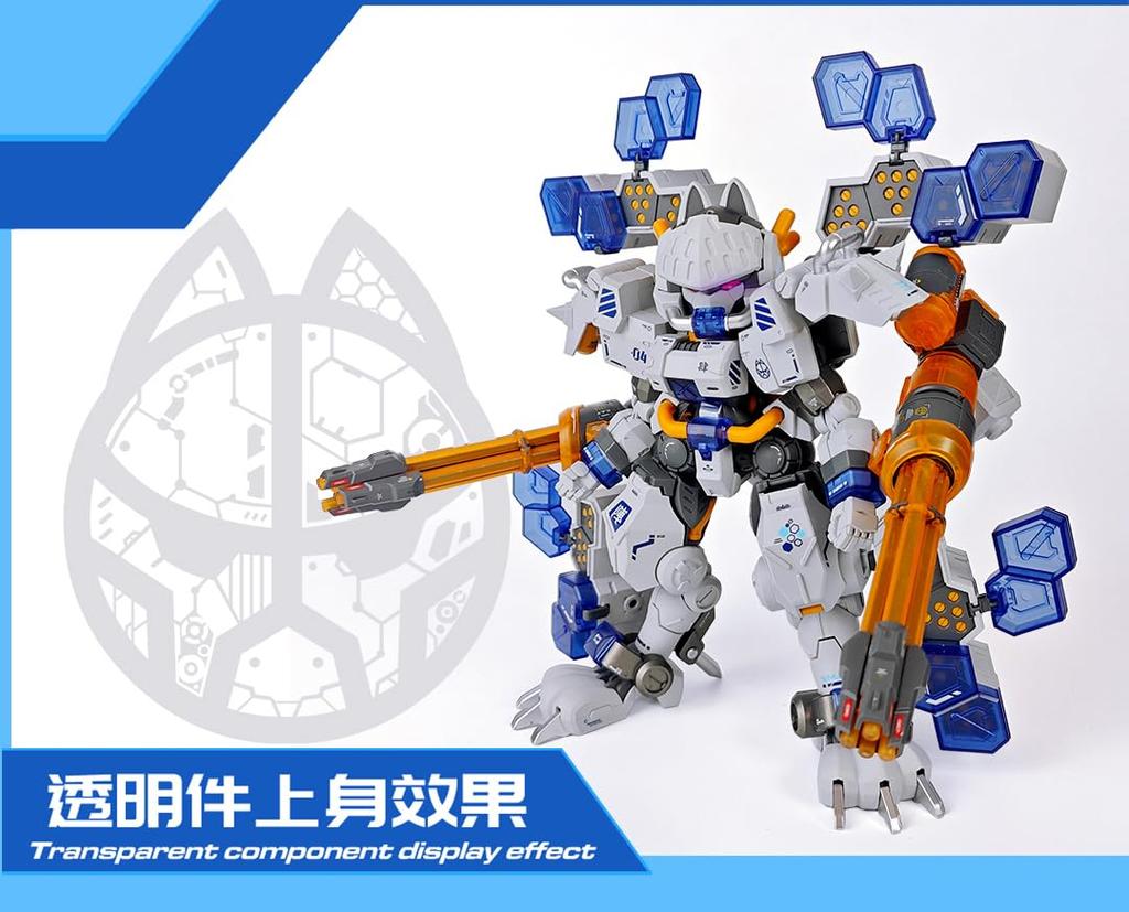 XIAOT x IRON ROARS C.A.T 04 Jin 1/60 Scale ABS Assembled Plastic Model Kit