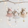 Christmas Decorations Pendants Christmas Cute Deer Antlers Plush Feather Angel Christmas Tree Creative Pendants
