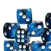 Набор односторонних кубиков, непрозрачные игрушки-бары D6, 12 мм для настольной игры DND, ролевой игры, преподавания математики в классе