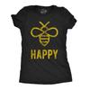 Bee Happy T Shirt Funny Vintage Honey Bumblebee Dad Joke Humor