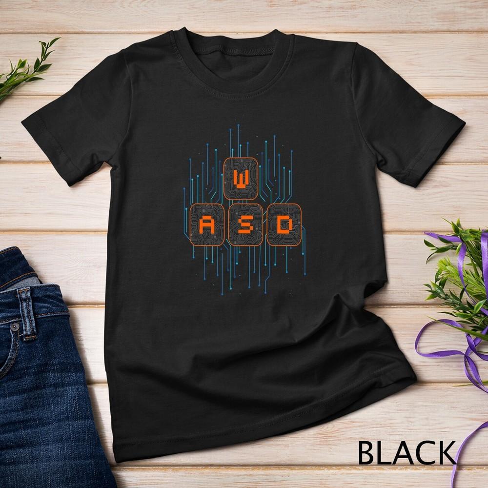 WASD PC Gaming Shirt for Computer Gamers Unisex T-shirt